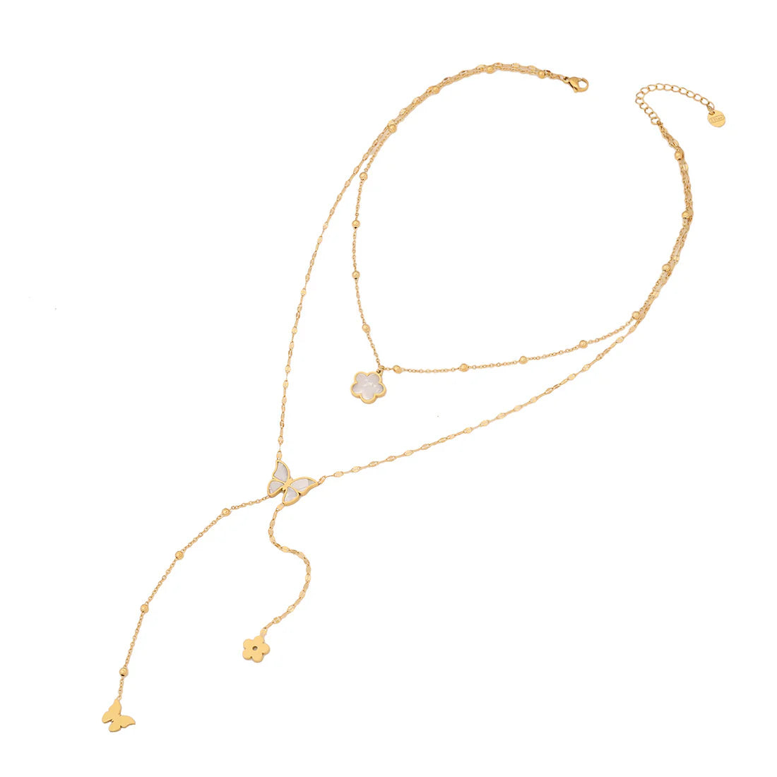 Celestial Layered Charm Necklace