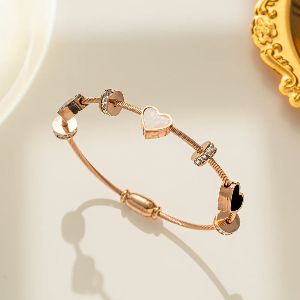 Heartbeat Cable Bracelet