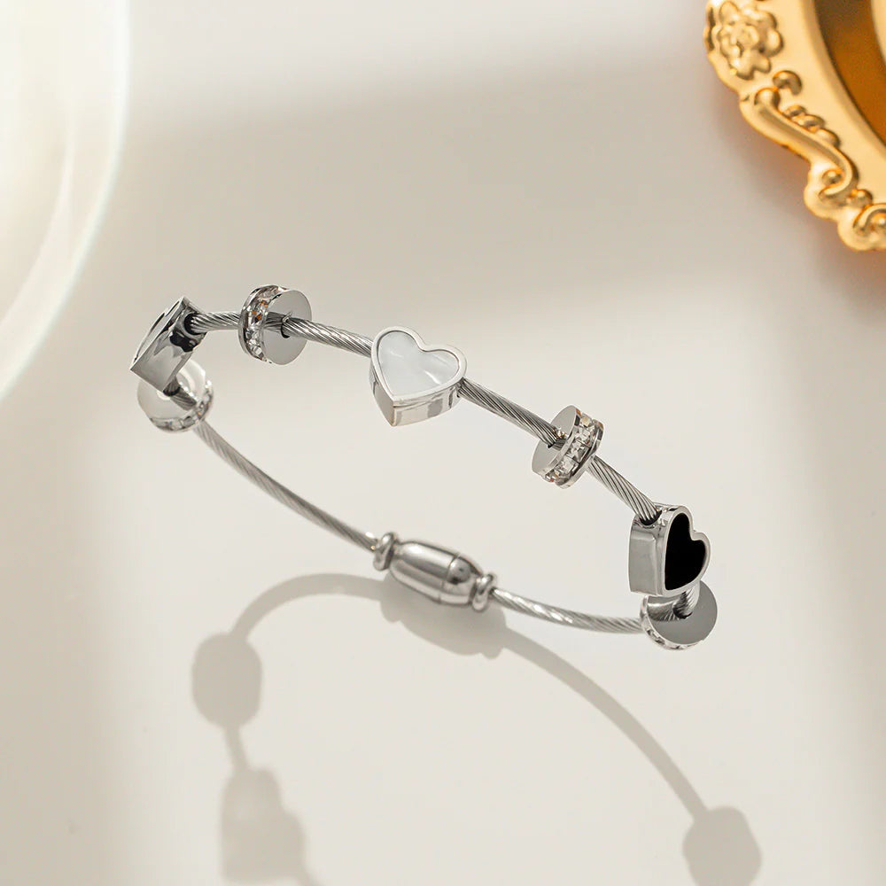 Heartbeat Cable Bracelet