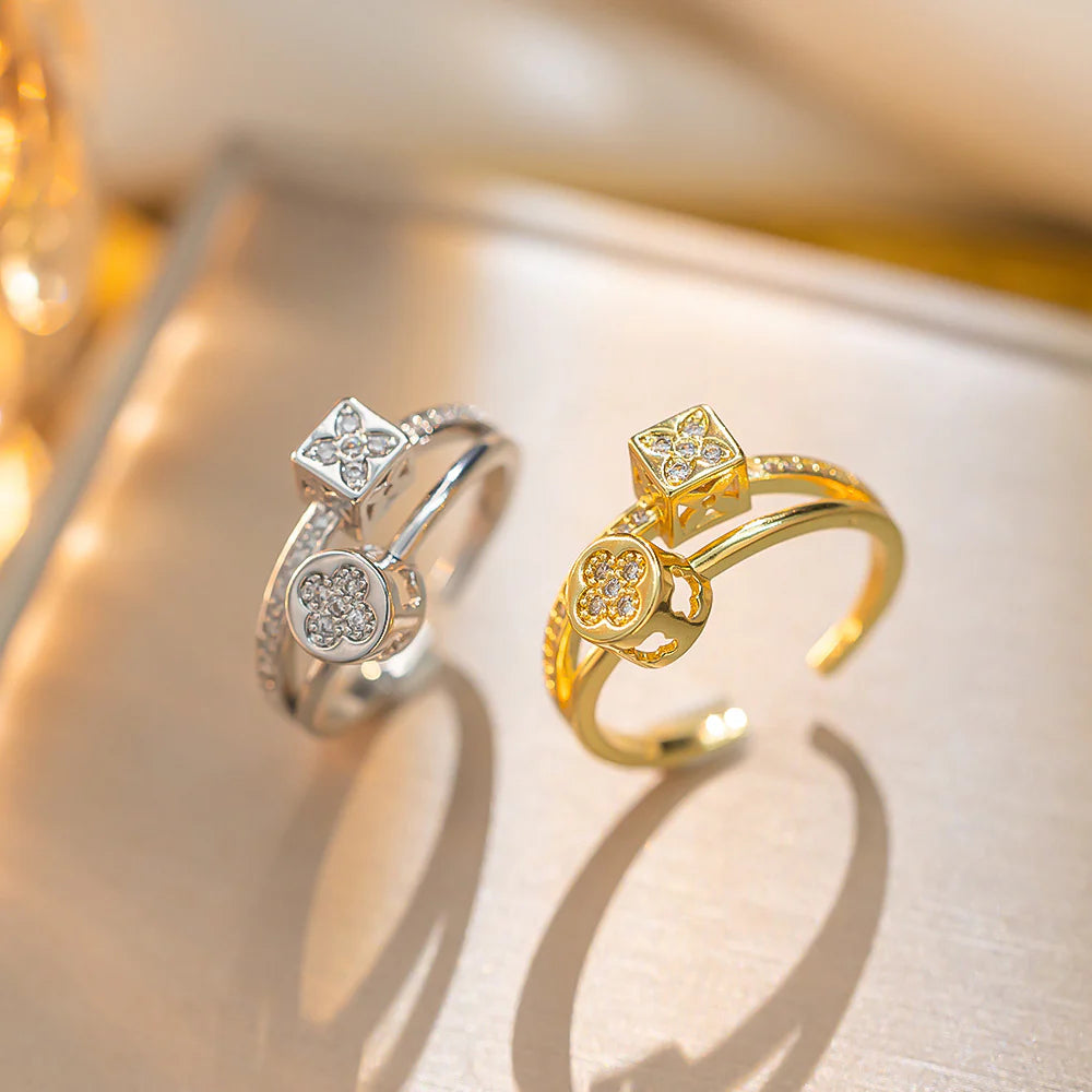 The Luxe Dice Ring