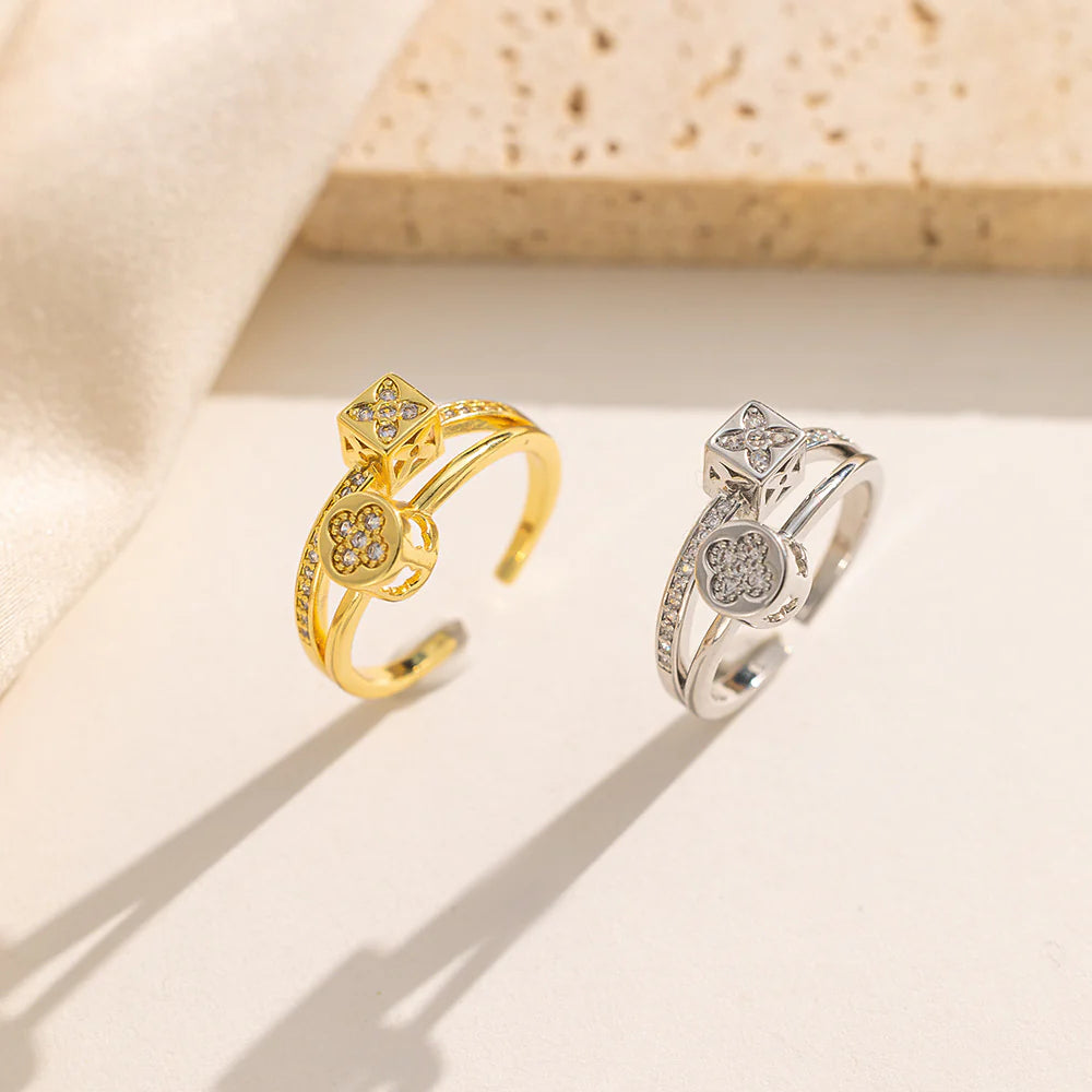 The Luxe Dice Ring