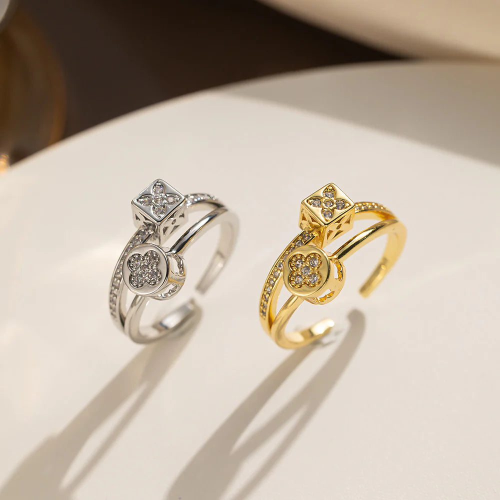 The Luxe Dice Ring