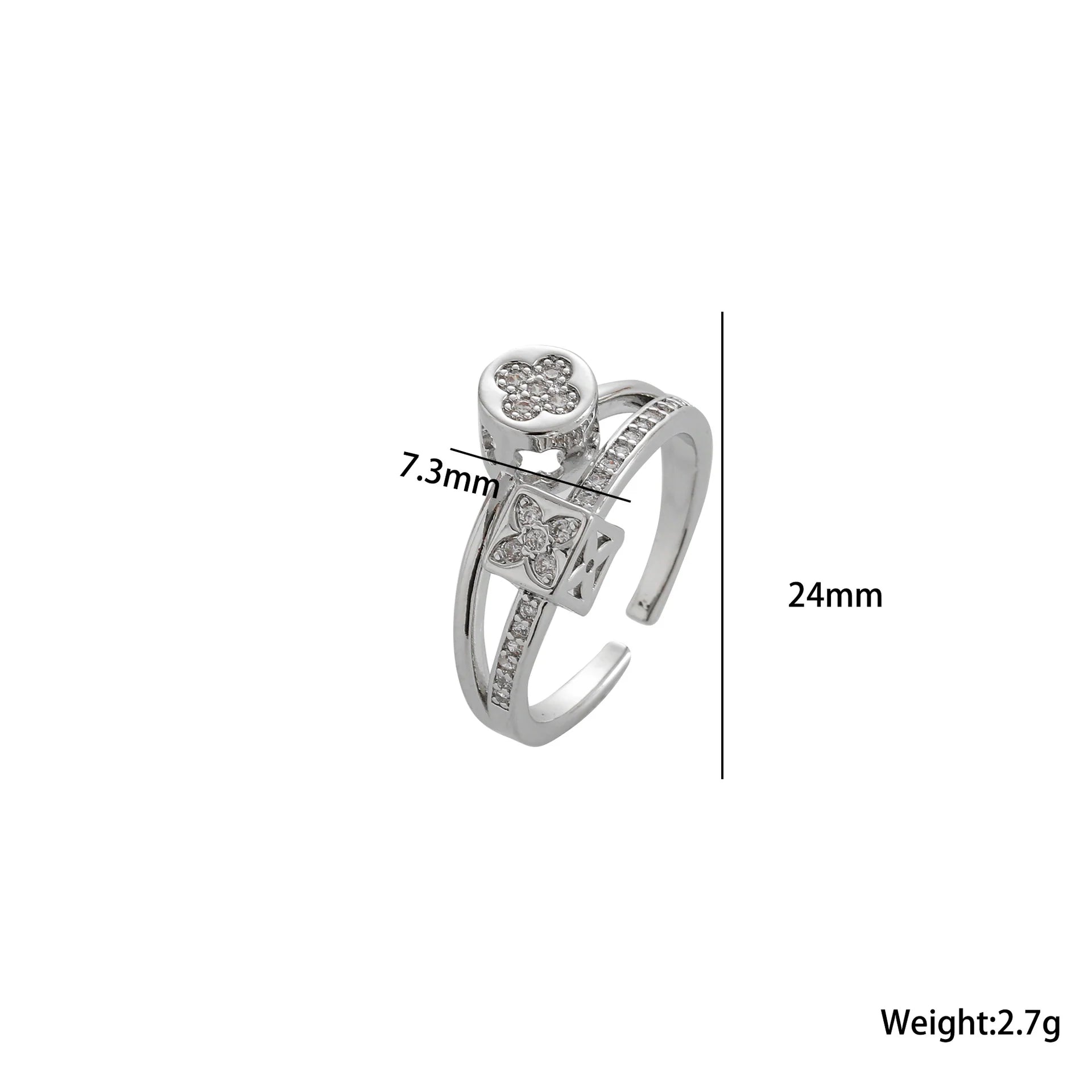 The Luxe Dice Ring
