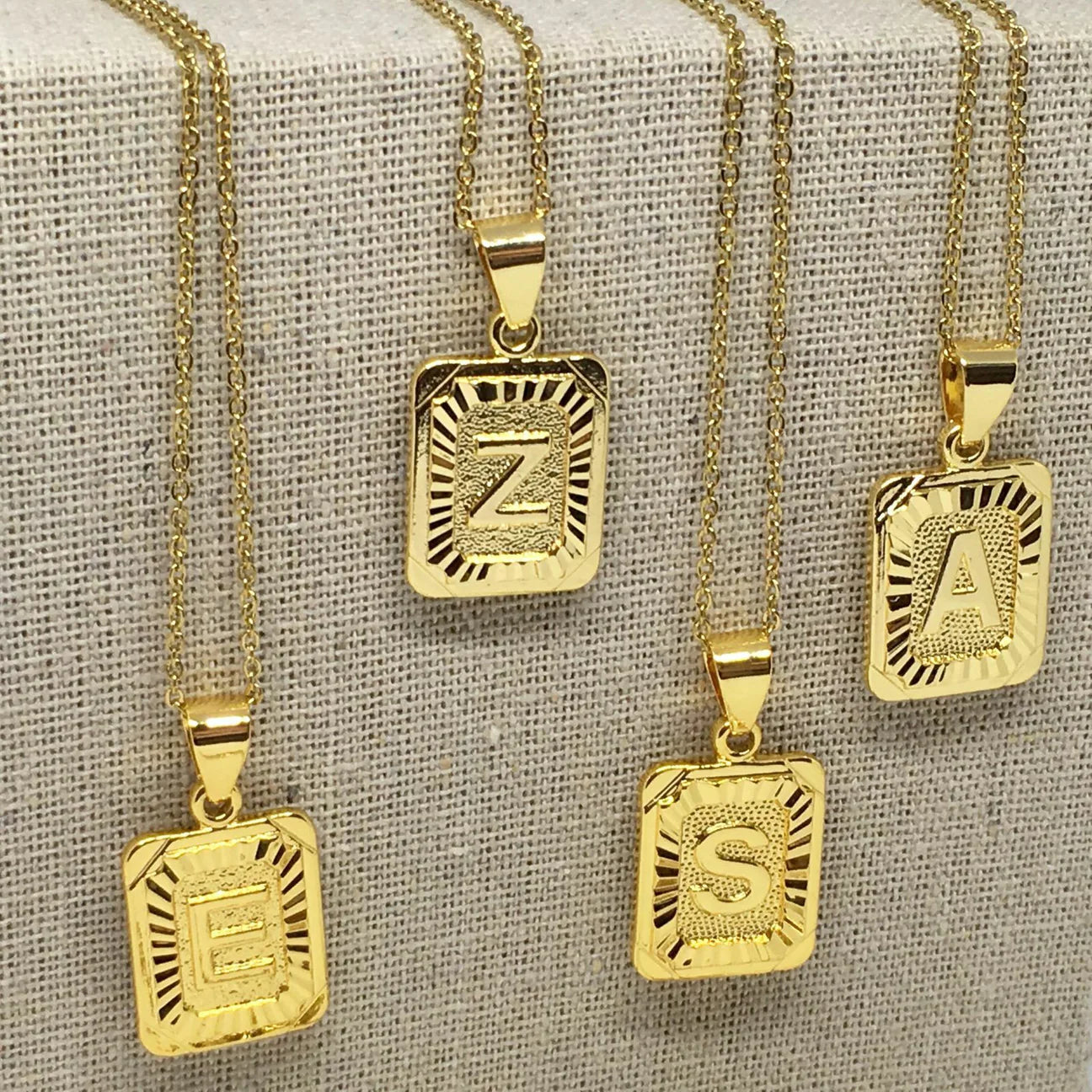 C & C Initial Necklace