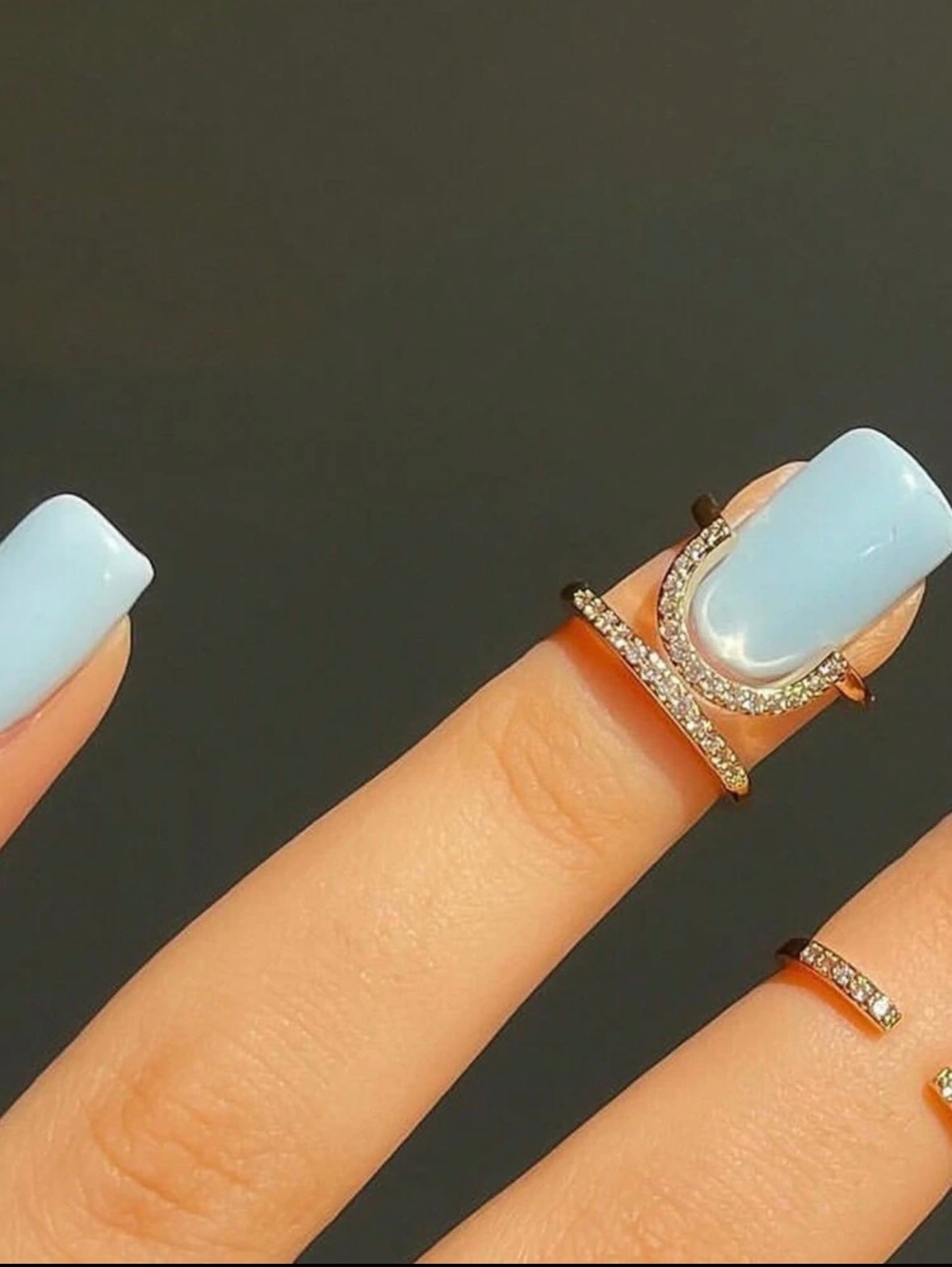 Celestial Clasp Nail Ring