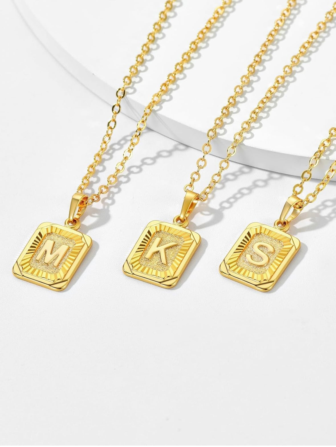 C & C Initial Necklace