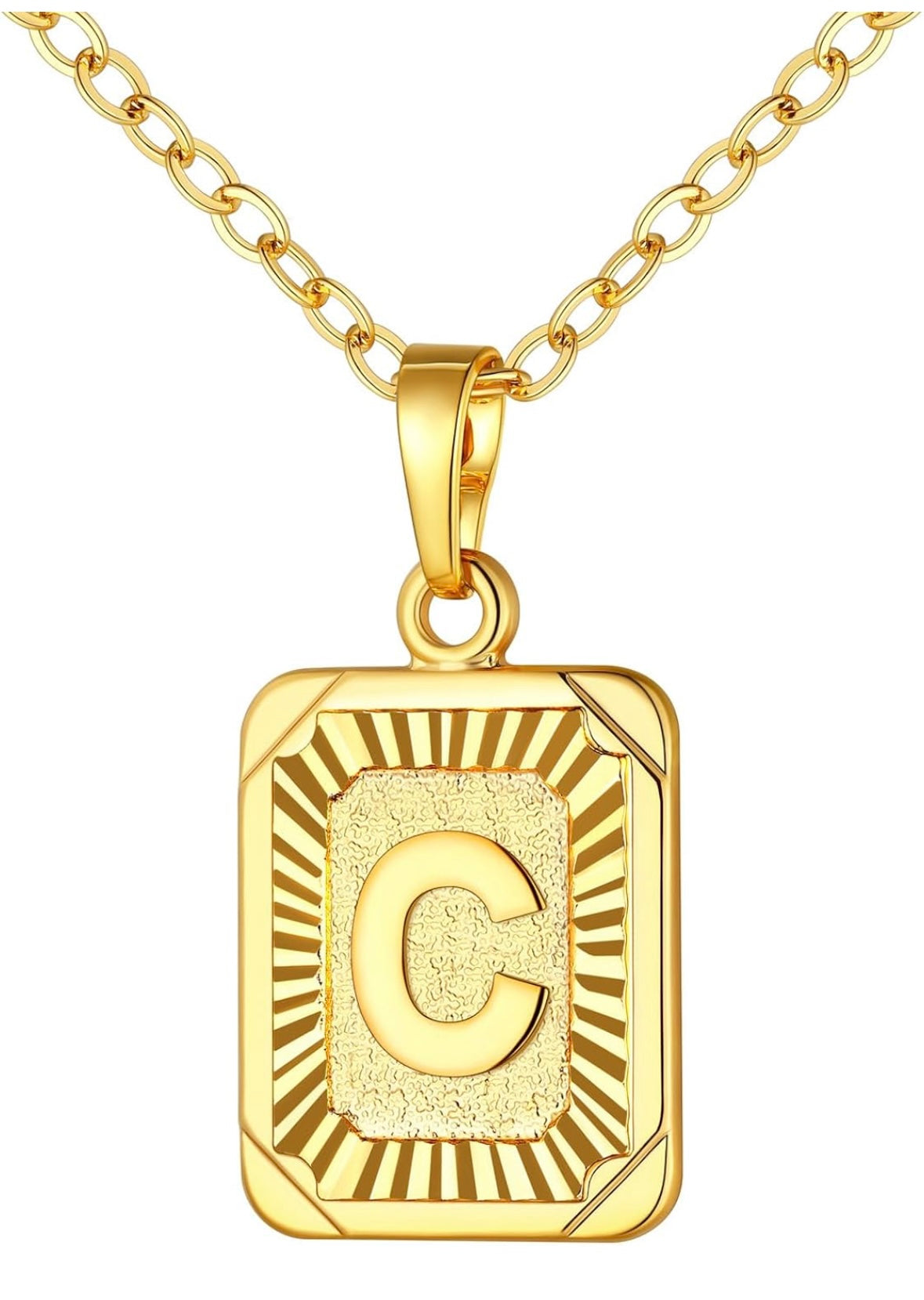 C & C Initial Necklace