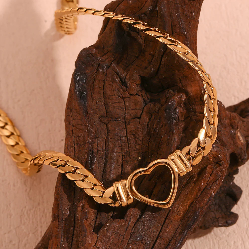 Heartlock Chain Choker