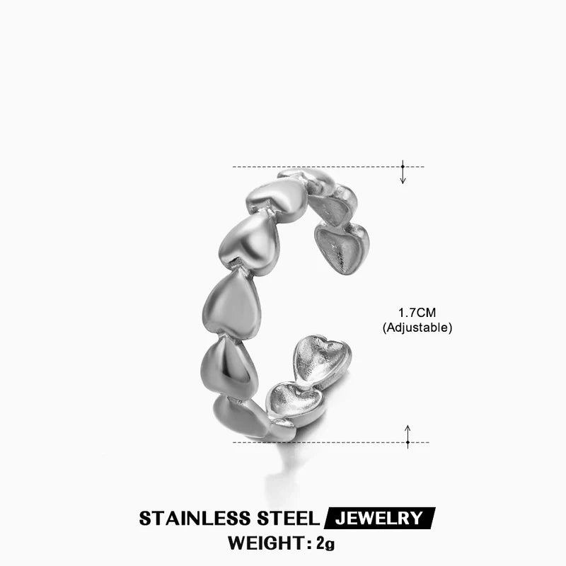 Linked in Love Ring