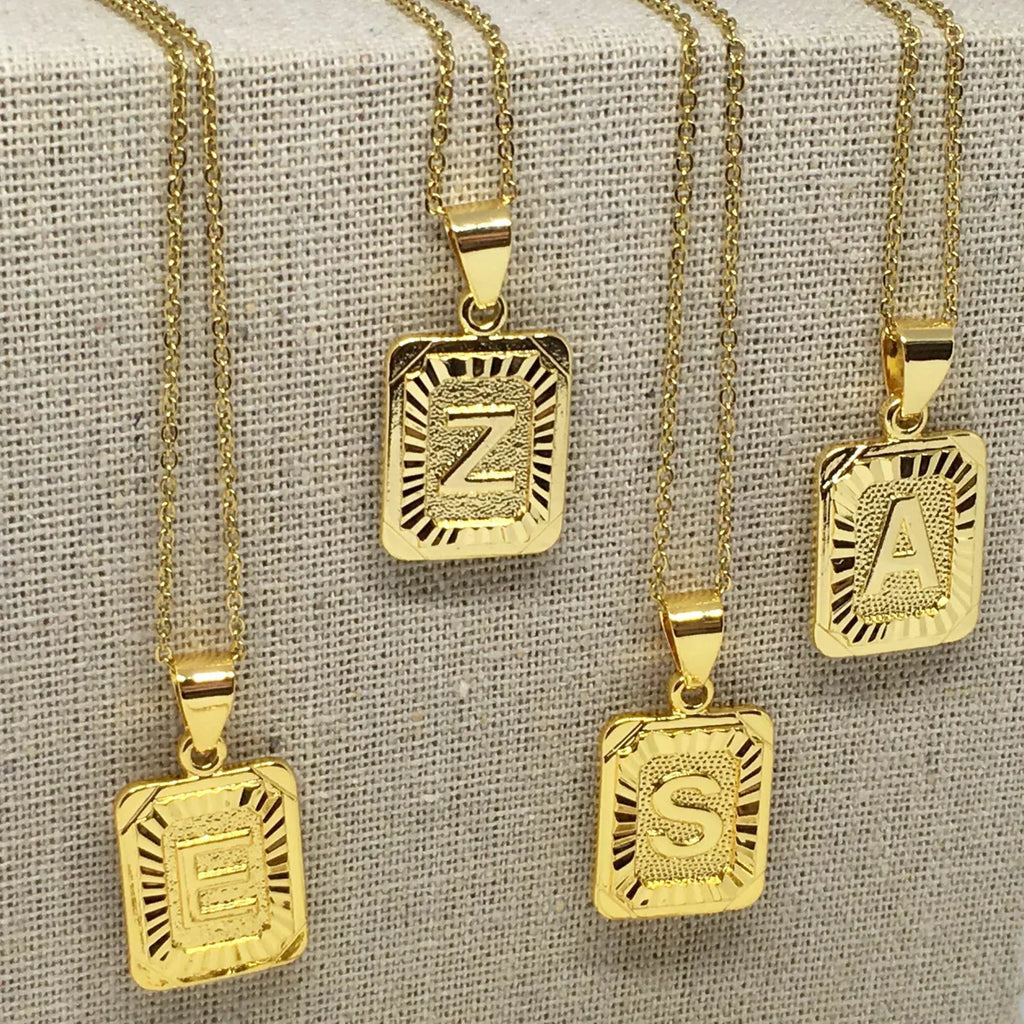 C & C Initial Necklace